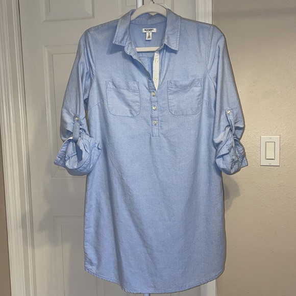 Button Down Petite Dress - Picture 2 of 5